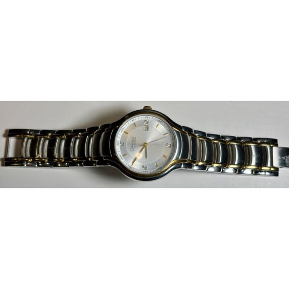 Caravelle by Bulova Two-Tone Diamond Watch – New Battery! main image 2